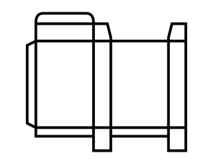 Foldable Box Cartoon Cardboard Cut Out