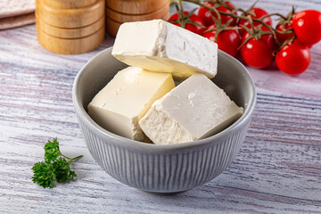 Greek traditional Feta soft cheese