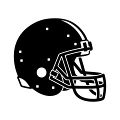 Fototapeta premium American football helmet with transparent background