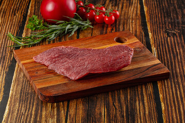 Raw classic beef steak for grill