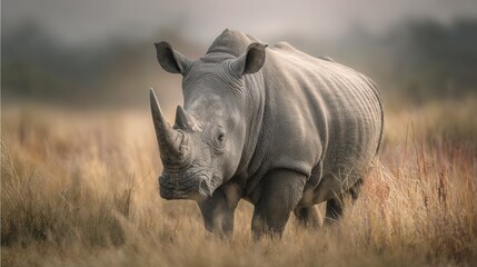 Obraz premium rhino in the sun