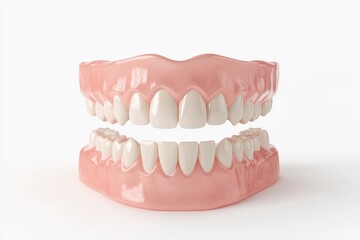 Obraz premium Dental implant positioned securely in the jaw surrounded by natural teeth demonstrating effective oral restoration