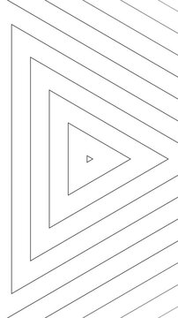 Abstract looping animation triangle 