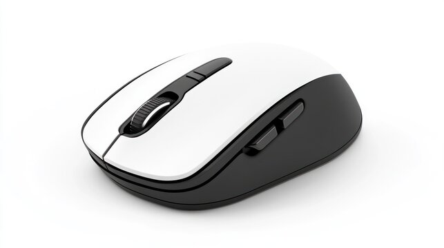 Wireless computer mouse studio shot
