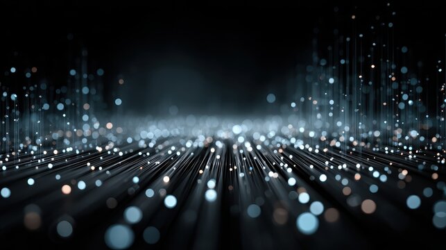 Finger touches digital cityscape projection representing modern technology, data processing, artificial intelligence and innovative future - Powered by Adobe