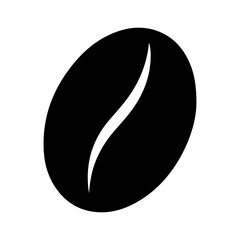 Coffee bean with transparent background