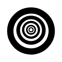 Concentric circles with transparent background