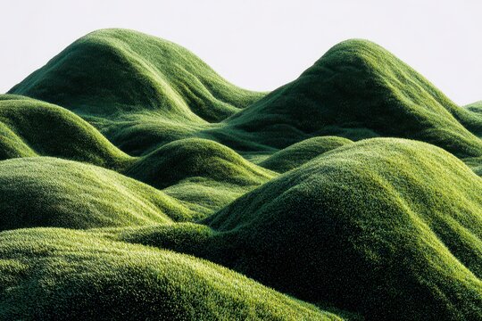 Lush green hills rolling gently (1)
