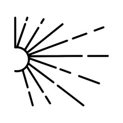 Dandelion seed head with transparent background