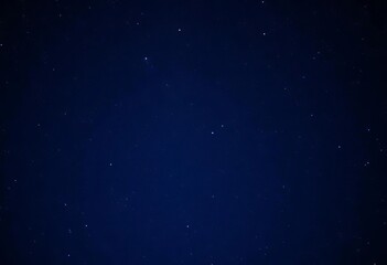 Naklejka premium Deep indigo night sky, countless stars scattered across vast expanse, vibrant, constellations