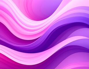Abstract flowing ribbons of vibrant color