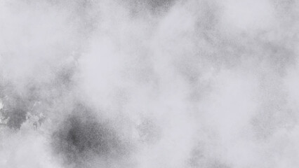 A blurry gray background with a soft, cloud-like texture and a hint of blue on the side.
