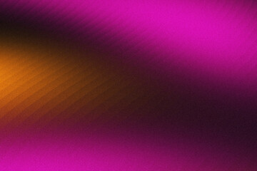 Grain noise textured black orange pink gradient background with abstract wave, retro vibrant poster design for banner copy space