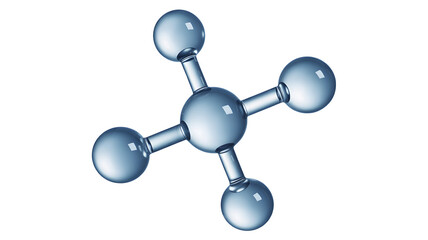 Elegant molecule structure illustrating scientific innovation and molecular research vision