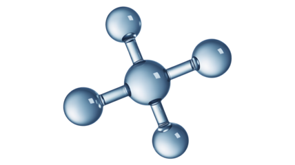 Elegant molecule structure illustrating scientific innovation and molecular research vision