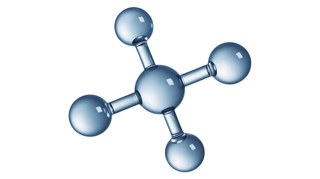 Elegant molecule structure illustrating scientific innovation and molecular research vision