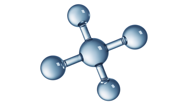 Elegant molecule structure illustrating scientific innovation and molecular research vision