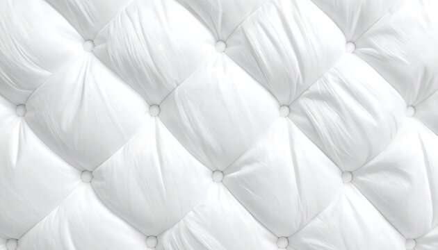 White quilted fabric texture