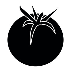 Tomato Vegetable Icon – Healthy Organic Food Illustration
