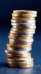 money growth concept with economy, euro, growth