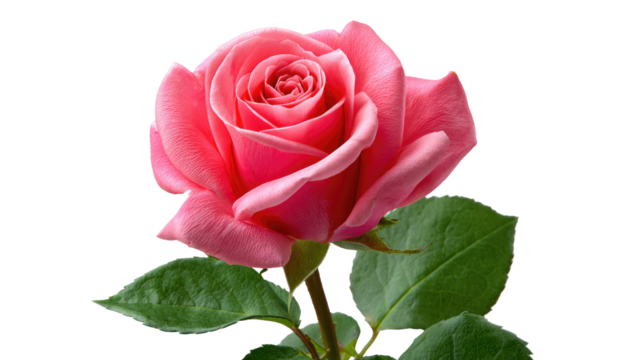 Exquisite Pink Rose: The focal point of this picture is a captivating pink rose, its petals a delicate embrace of beauty. The picture encapsulates an elegant moment.