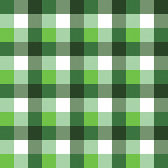 Scottish Seamless Tartan Plaid Retro square tablecloth pattern. Texture with green colors, background design for fabric and decor