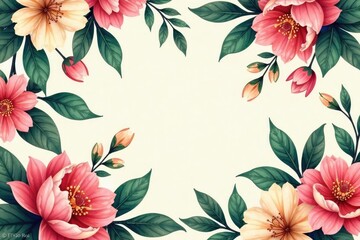 Elegant floral and foliage repeat for interior design projects , pattern, art, foliage