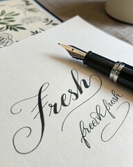 Beauty of calligraphy