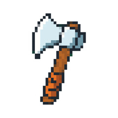 A Double-bladed Viking Axe Weapon