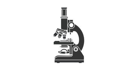 Detailed Microscope Illustration for Scientific Research.