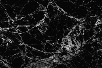 black and white natural marble texture background for design.