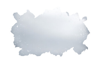 Abstract cloud-like shape, light gray,  irregular edges
