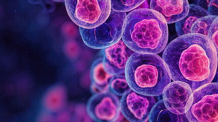 Pink and purple cellular bubbles closeup texture