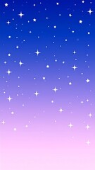 Night sky, stars, purple gradient, fantasy background, phone wallpaper