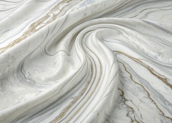 Obraz premium Stunning flowing white marble texture with elegant gold veining for luxurious interior design projects and sophisticated branding applications