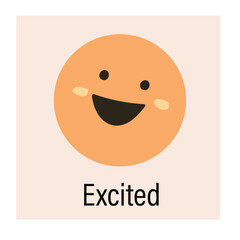 Excited Emoji - Face Emotion