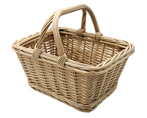 Obraz premium Fruit Basket made of rattan for Black Friday