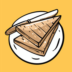 A Deliciously Toasted Sandwich Served on a Plate Ready to Be Enjoyed by Everyone