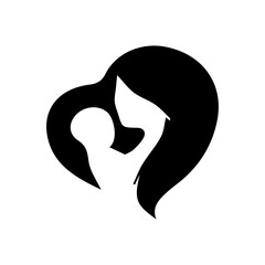 silhouette of a woman