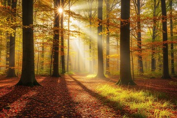 Serenity on the Sunlit Path