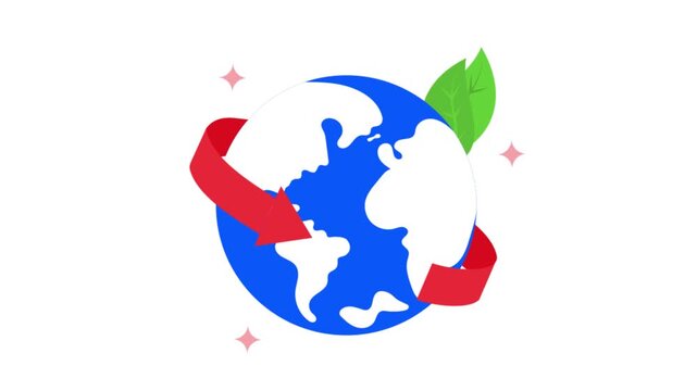 Global Environment isometric animation MP4 file
