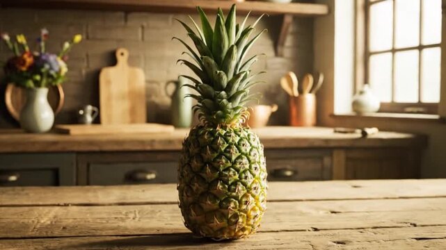 pineapple on the table