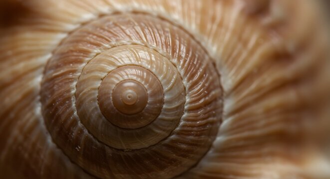 Abstract spiral seashell texture background
