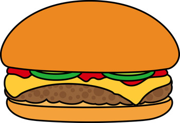 ハンバーガーのアイコン