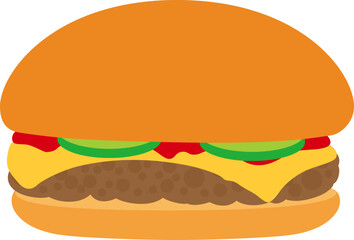 ハンバーガーのアイコン