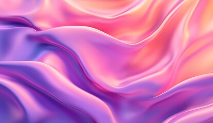 Pink and purple silk background, elegant and dreamy. The pink fabric is smooth with gentle folds that create an artistic atmosphere. It's perfect for adding a touch of luxury to your designs