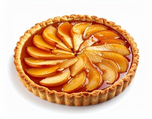 Fresh Baked Apple Tart with Glazed Topping