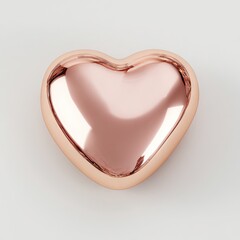 Rose Gold Heart