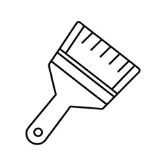 vector illustration of a brush