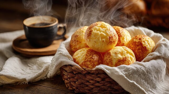 P&atilde;o de Queijo, Brazilian P&atilde;o de Queijo, Brazilian Breakfast
